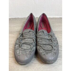 Baretraps Woman’s Size 6.5 Gray Slip Ins Memory Foam No Lace Comfort
